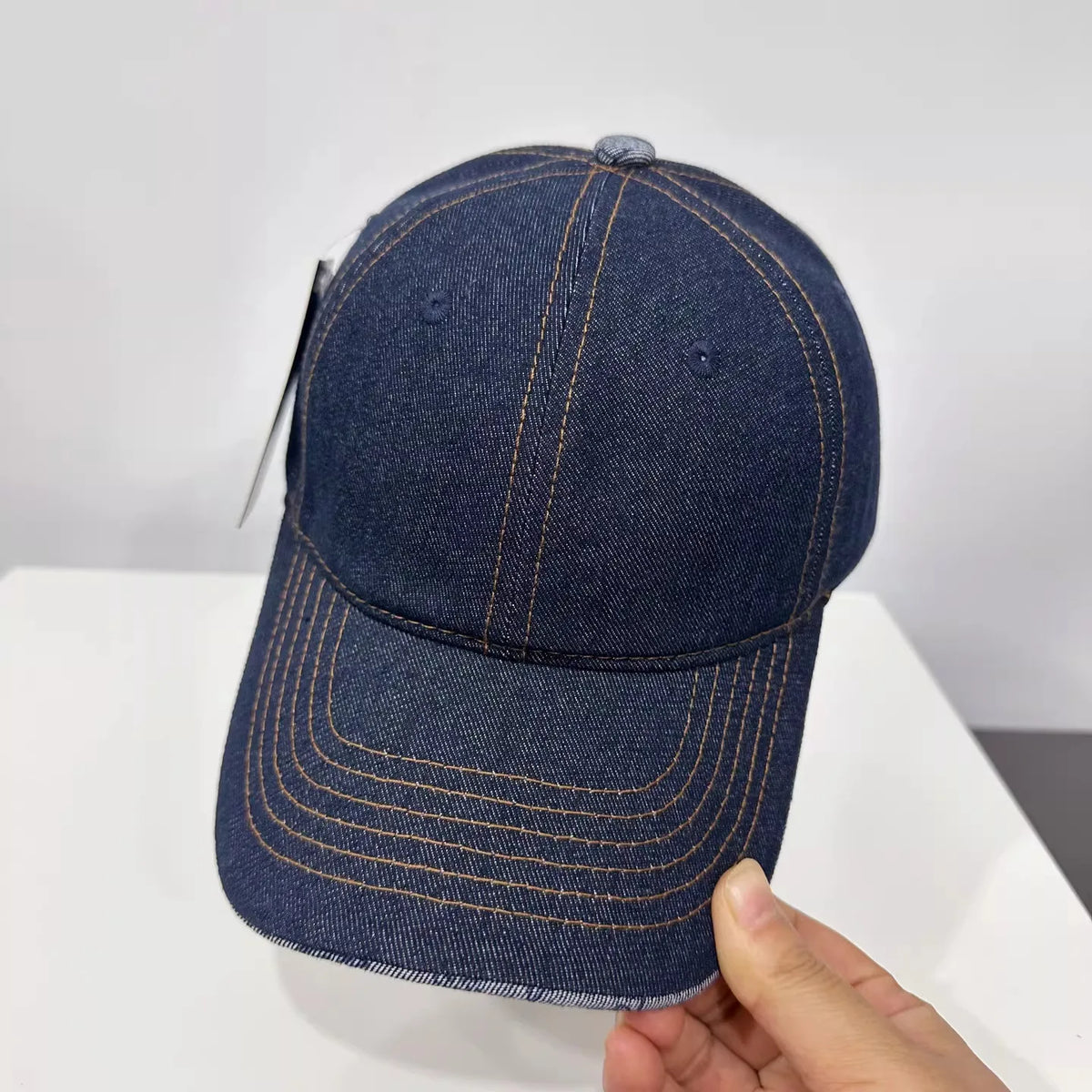 Cross-Border Classic Washed Denim Baseball Cap