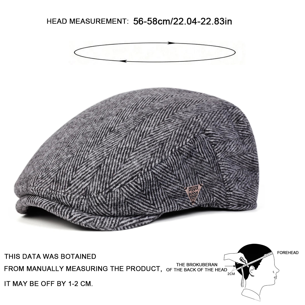 Painters Hats Autumn And Winter Warm Berets Flat Caps