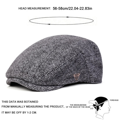 Painters Hats Autumn And Winter Warm Berets Flat Caps