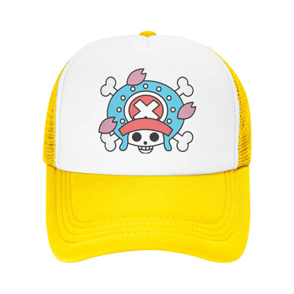 Unisex Flag Chopper Ones Pieces Trucker Hat