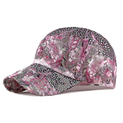 New Lace Hat Women's Thin Breathable Baseball Hats