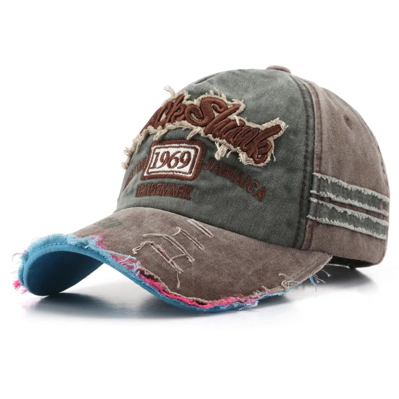 Retro Letter Embroidery Baseball Caps