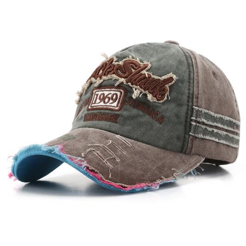 Retro Letter Embroidery Baseball Caps