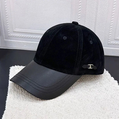 Baseball Cap Suede Women Men Hat