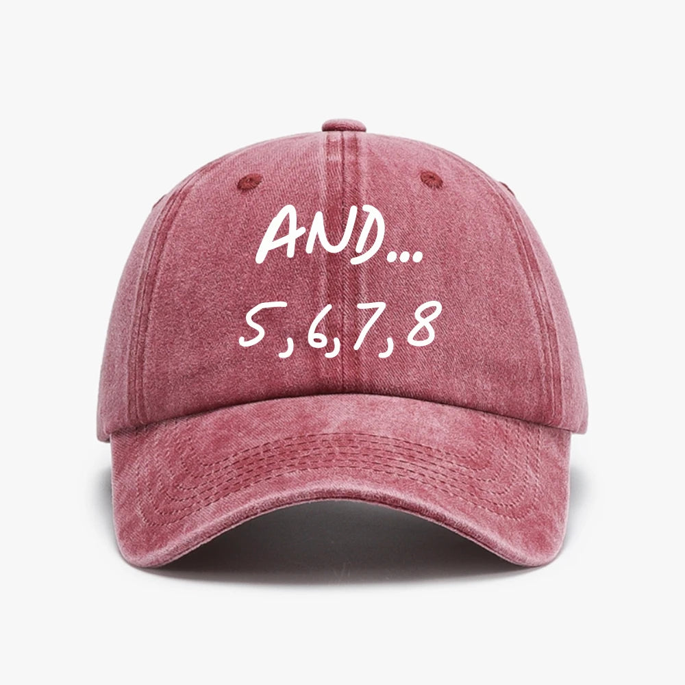 Vintage Men Women Washed Baseball Cap
