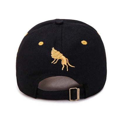 Totem Flame Baseball Cap Men's women's European and American net red Cap Spring and Summer