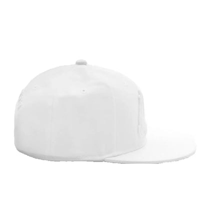 White Embroidered Prayer Hands Cap