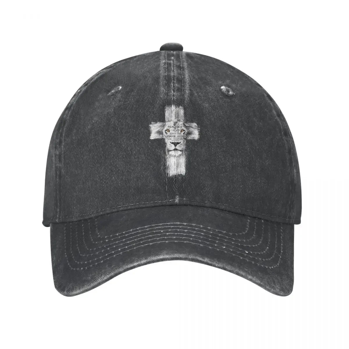 Jesus Cross Lion Baseball Cap Women Summer Snapback Sun Hat Casquette