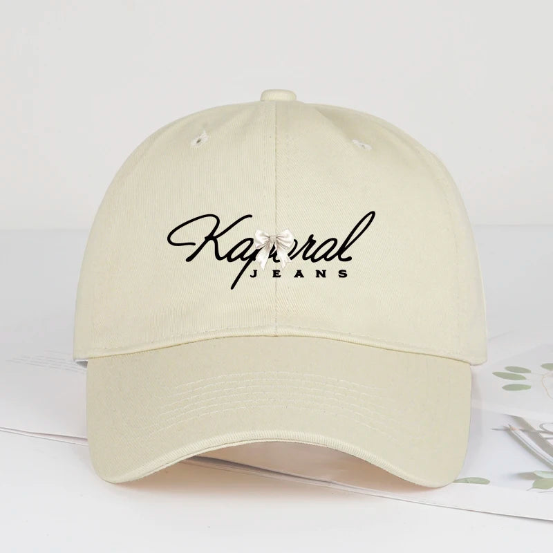 Vintage Kaporal Bow Print Baseball Cap