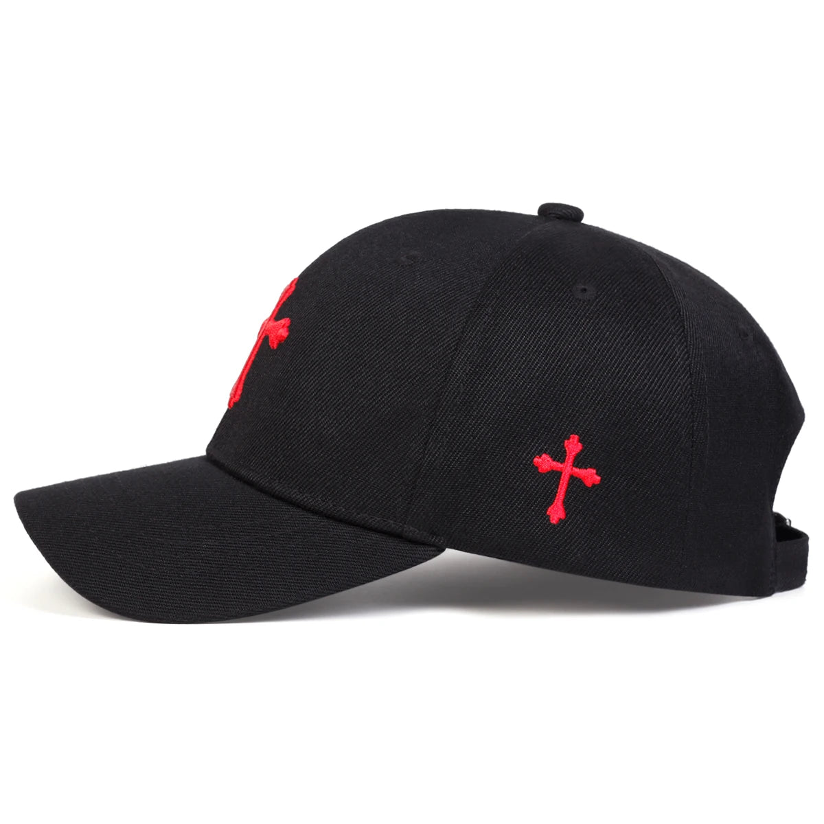 Unisex Alien Cross Embroidery Side Nyc New Work Baseball Caps Spring and Autumn