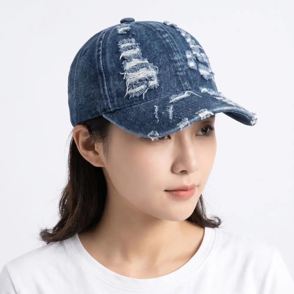 Versatile Creative Denim Baseball Cap