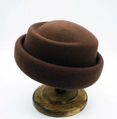 Japanese Retro White Black Brown Camel Wool Beret Women's Autumn And Winter