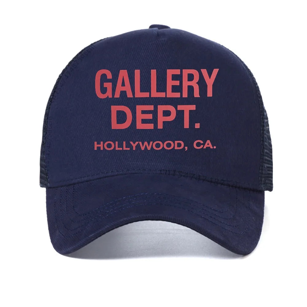 Gallery Dept Print Baseball Cap Vintage Streets Fashion Casual Hats Summer