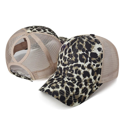 Fashion Leopard Print Baseball Cap Women's