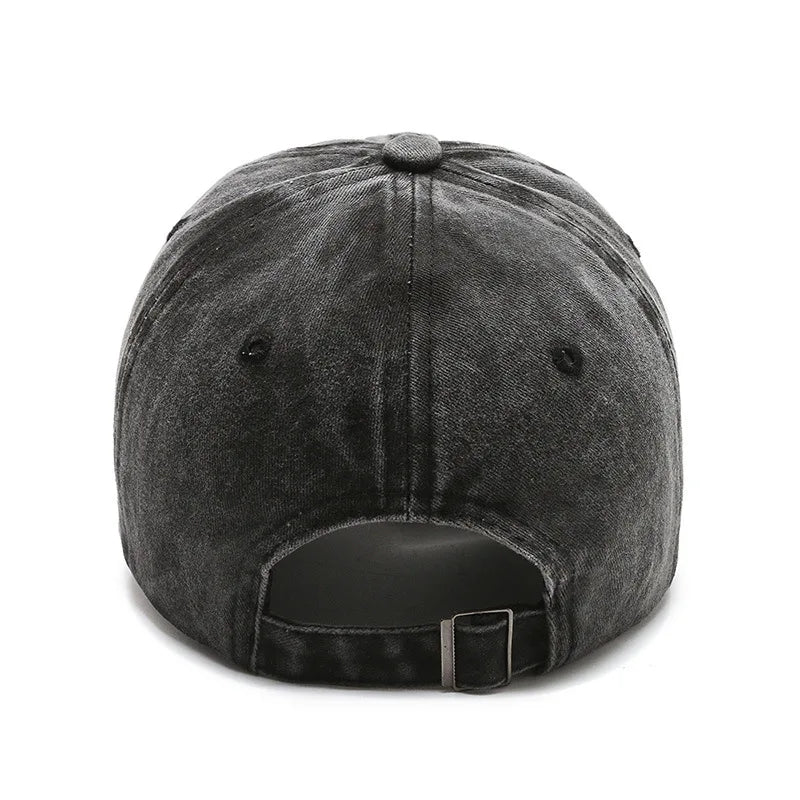 Baseball Caps Washed Cotton Women Men's Cap