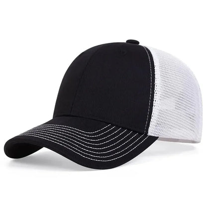 Unisex 8 Lines On The Brim Of The Hat Baseball Net Caps