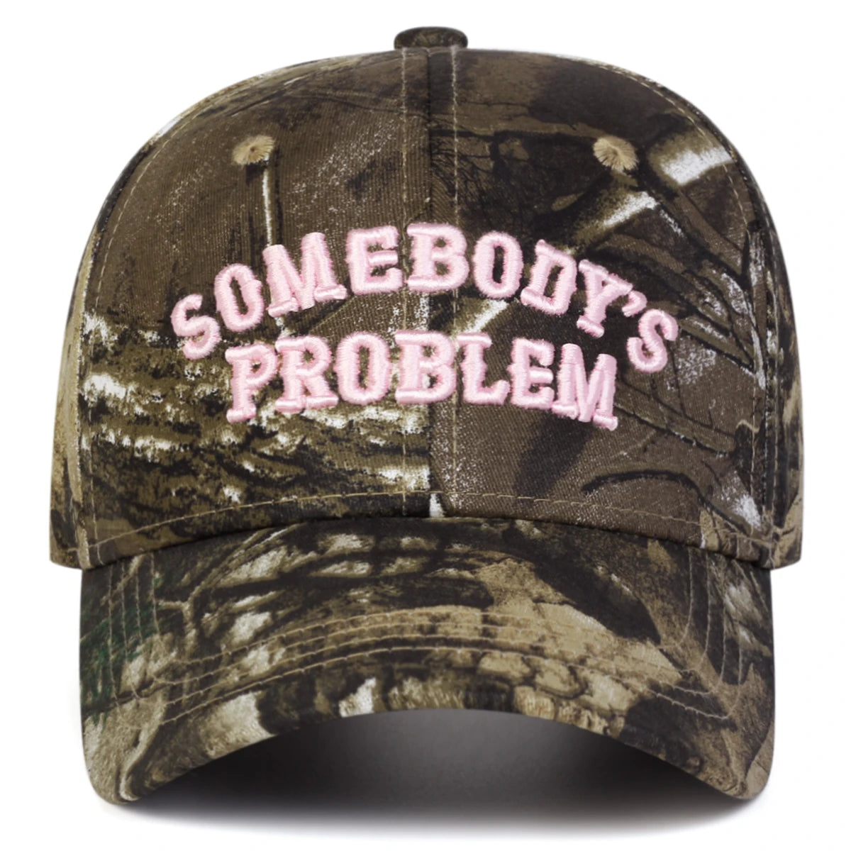 Unisex Somebody's Problem Embroidery Baseball Caps Spring Autumn