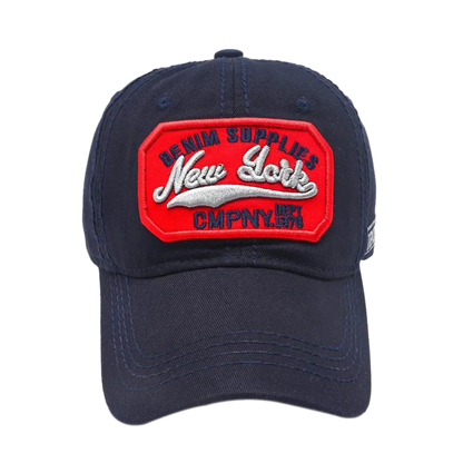 New York Letter Embroidery Baseball Cap Sun Visor Snapback Hip Hop Unisex Washed Cotton Dad Hats