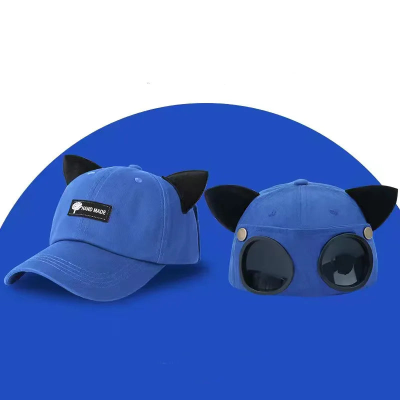 Unisex Summer Baseball Caps With Glasses Aviator Hat