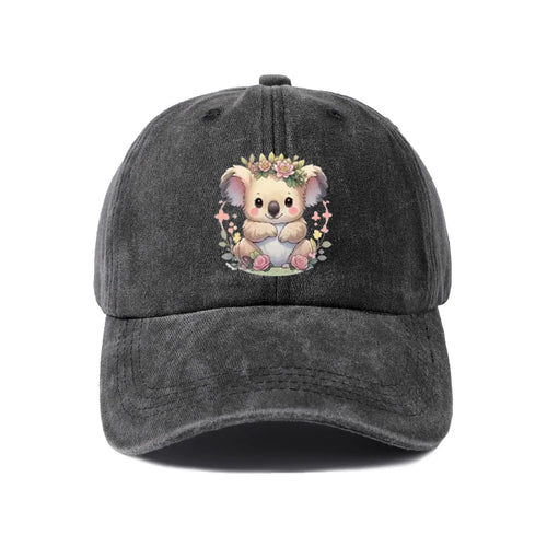 Cute Cartoon Animal Character Baseball Cap Vintage Washed Adjustable Unisex Dad Hat Everyday Gift