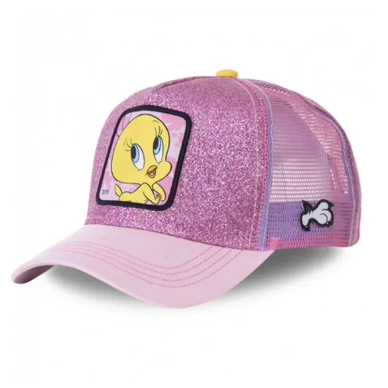 High Quality Brand Anime Cartoon Snapback Cotton Baseball Cap Men Women
