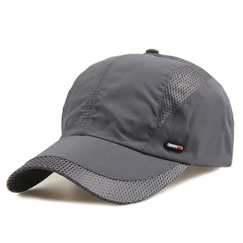 Summer Brand For Men Sports Running Sweat Baseball Cap Male Canada Golf Quick Dry Women Kpop Solid Snapback Bone Mesh Hat
