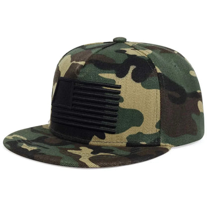 Unisex American Flag Embroidery Hip-hop Hats Spring And Autumn