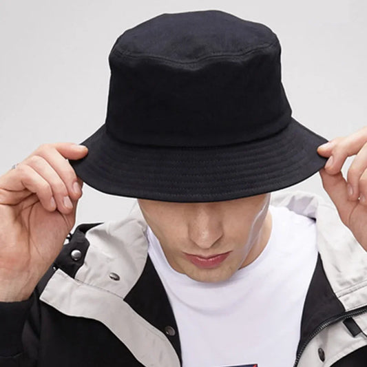 Cotton Bucket Hats Women Summer Sunscreen Panama Hat
