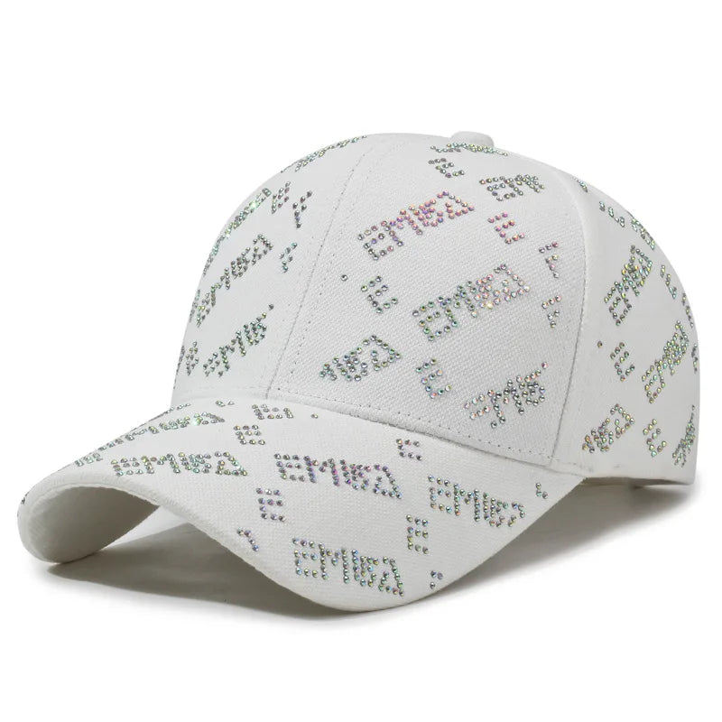 Spring Autumn New Hot Diamond Letter Baseball Hat