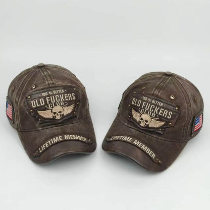 Distressed Cotton Baseball Cap