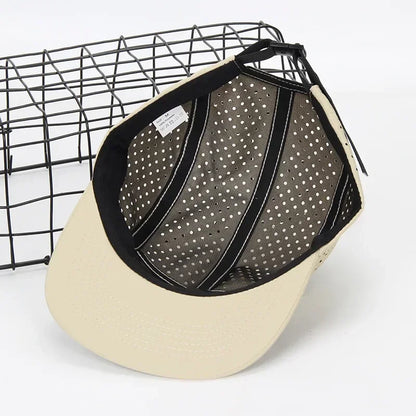 Perforated 5-Panel Cap Camping Hiking Training Outdoor Hat