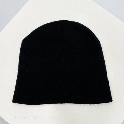 New Men Women American Trend Jacquard Risky Letters Knitted Hats