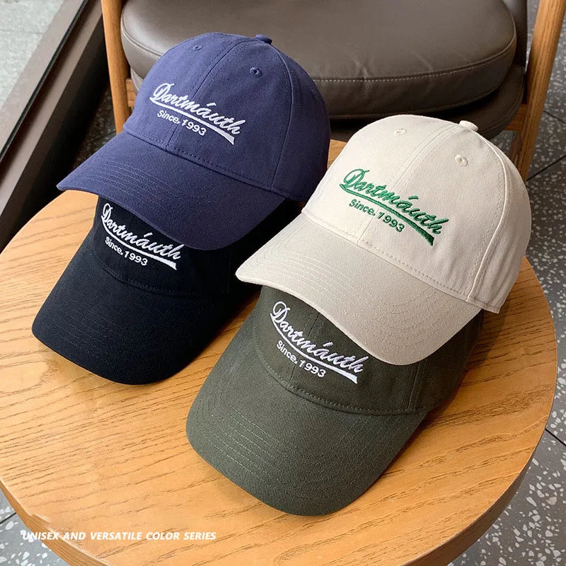 Retro Letter Baseball Cap For Women