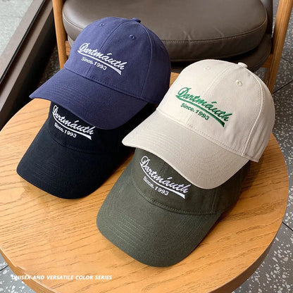 Retro Letter Baseball Cap For Women