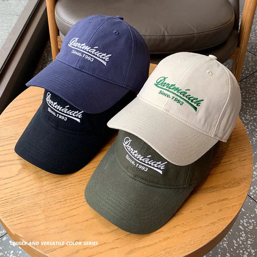 Retro Letter Baseball Cap For Women