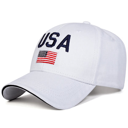 Unisex USA Letter Embroidery Baseball Caps Spring Autumn Outdoor Sports Cap