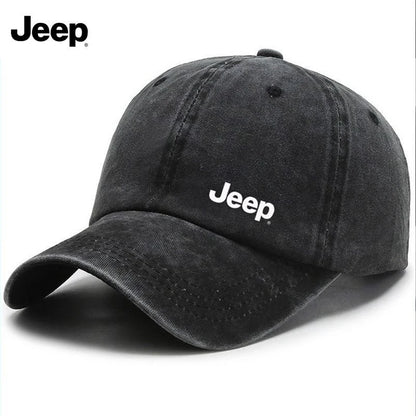 Jeep Men's Washed Retro Fabric Baseball Cap
