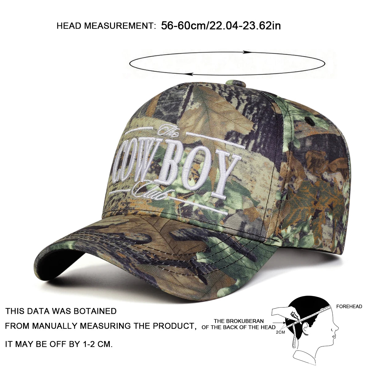 Unisex The Cowboy Club Embroidery Baseball Caps Spring Autumn