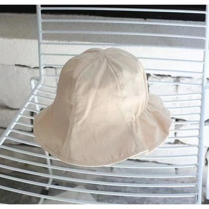 Wide Brim Sun Hats For Women Panama Foldable Wrinkle Bucket Hat