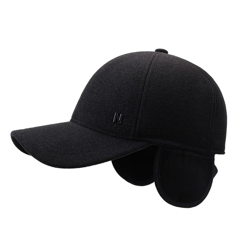 Outdoor Thick & Warm Adjustable Earmuffs Baseball Cap