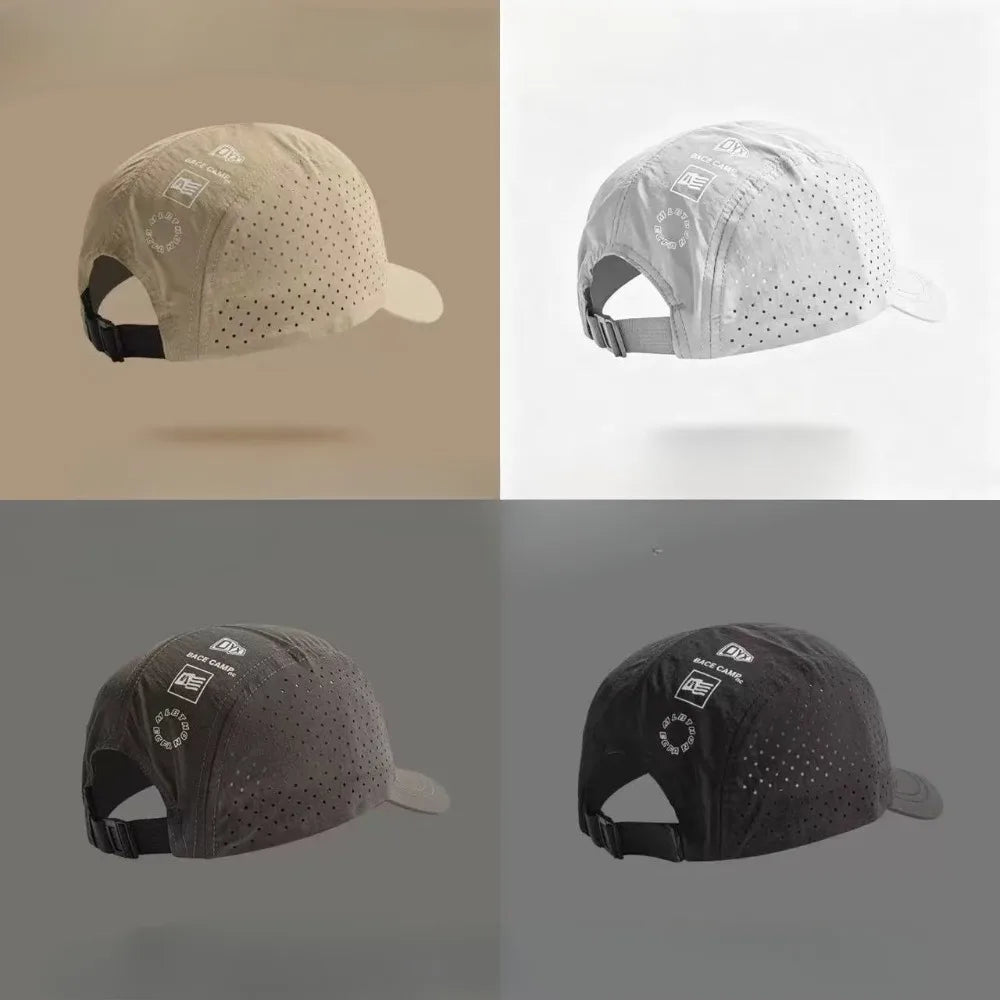 Short Brim Quick-Drying Mesh Baseball Cap