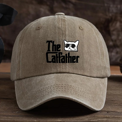 Alphabet Cat Fun Printed Baseball Hat Men's and Women's