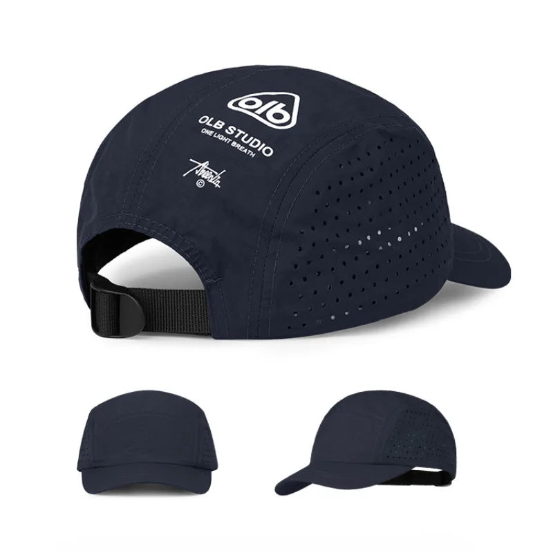 Short Brim Quick-Drying Mesh Baseball Cap