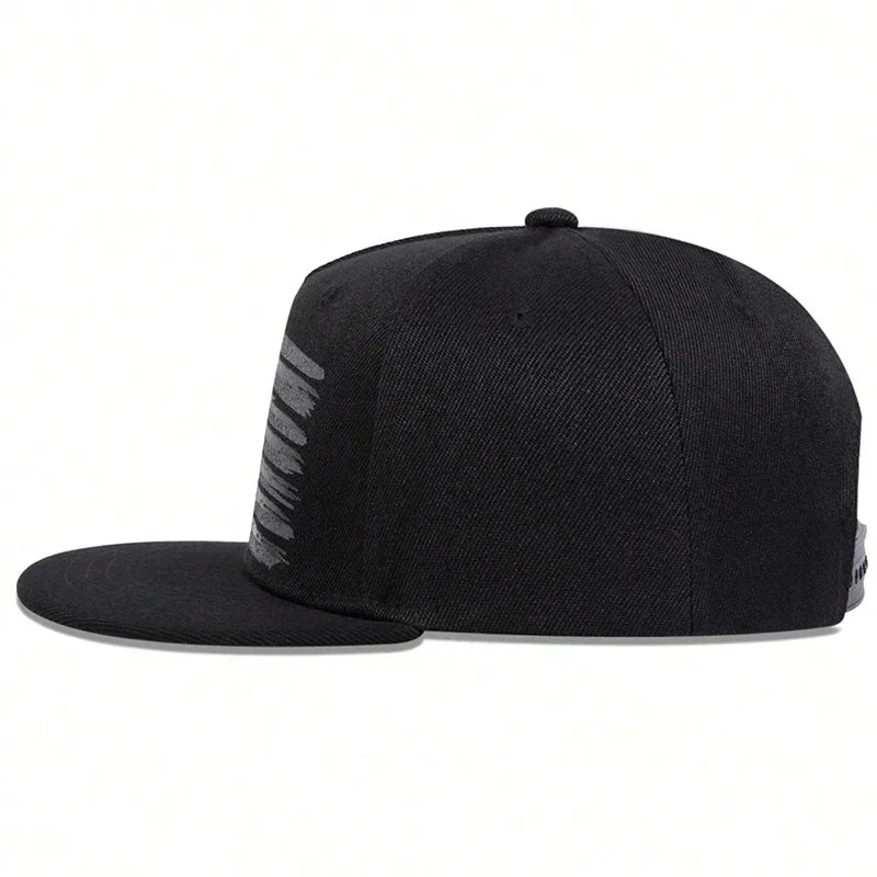 Unisex US Flag Two Tone Printed Hip-hop Hats Spring Autumn