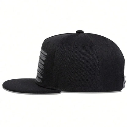 Unisex US Flag Two Tone Printed Hip-hop Hats Spring Autumn