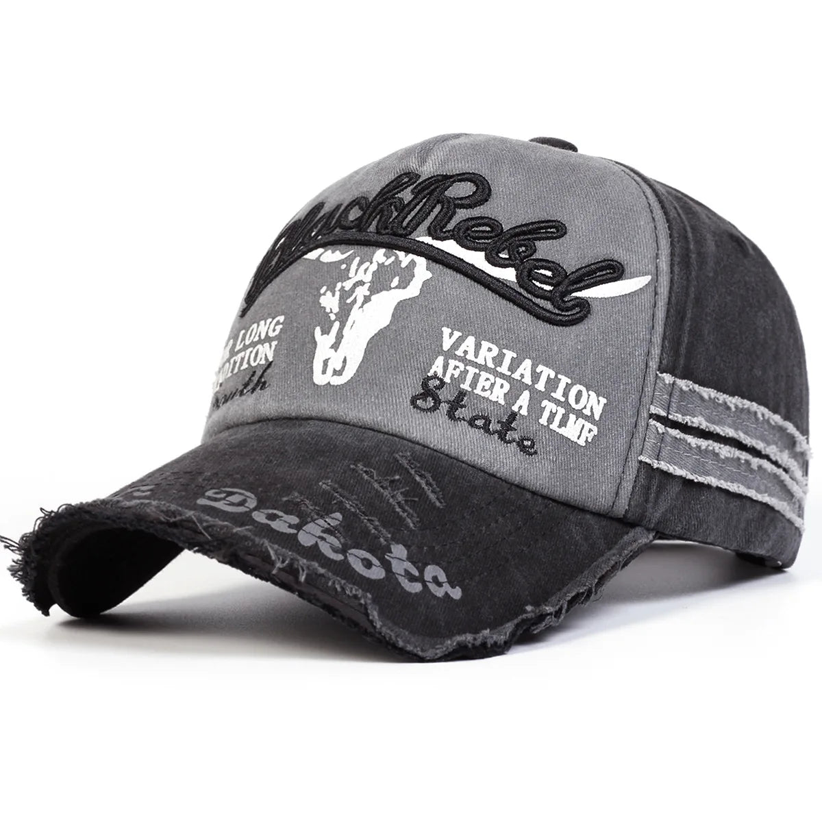 Embroidered Letters on Vintage Baseball Caps Men's and Women's