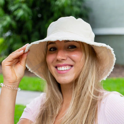 Fashion Foldable Burrs Bucket Hat for Women Men