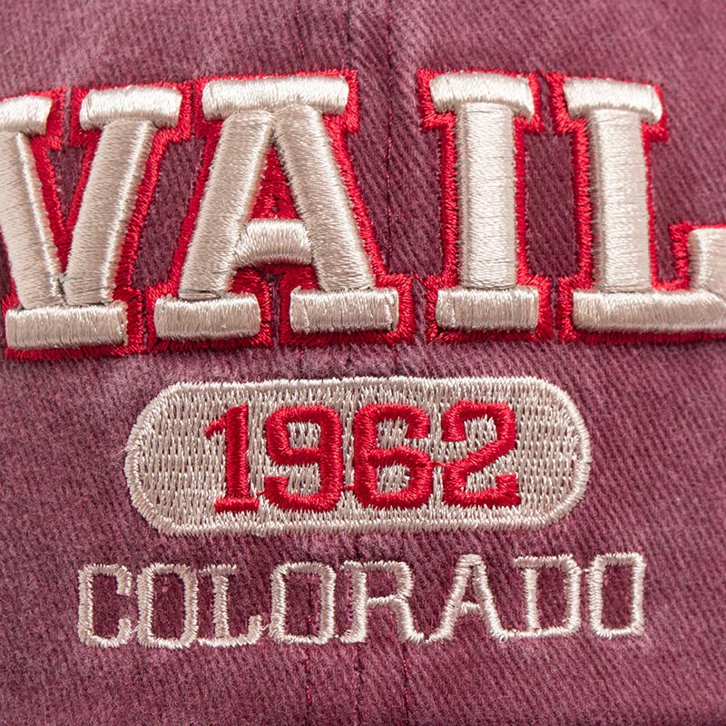 Men's Baseball Cap Fashion Vail Letter Embroidered Cotton Soft Top Women Hats