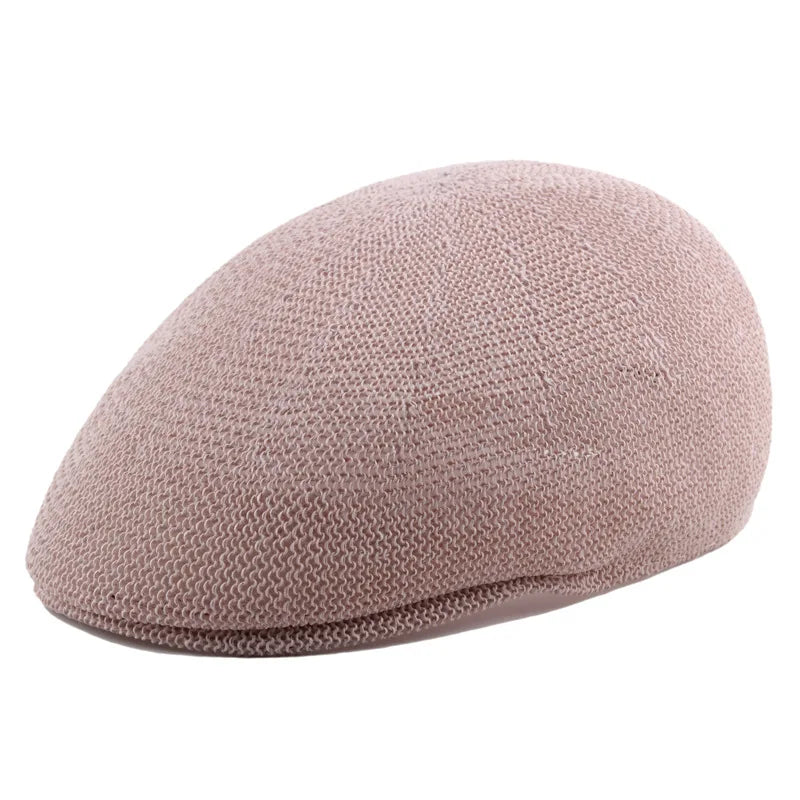 Summer Straw Hat Men Berets Fashion Newsboy Cap