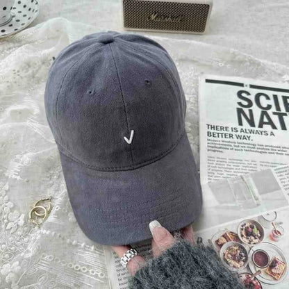 Fashion Embroidery Baseball Cap Wide Brim Retro Baseball Hat